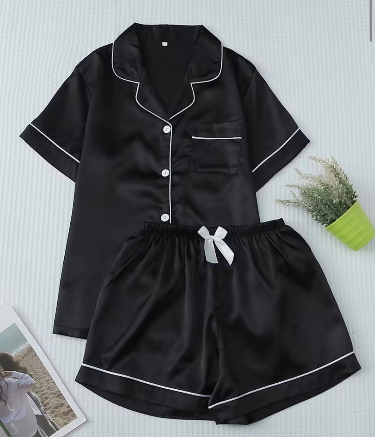 Black out diamond two piece