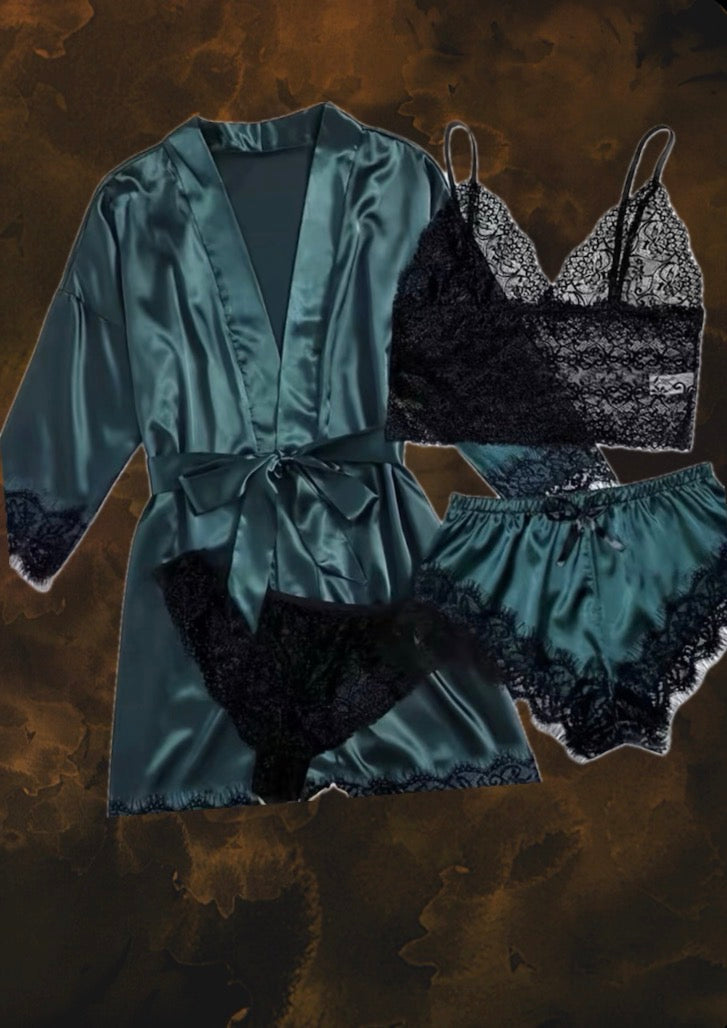 Signature diamond palace set green