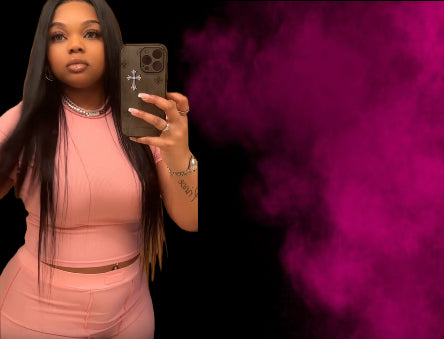 Pink lounge two piece