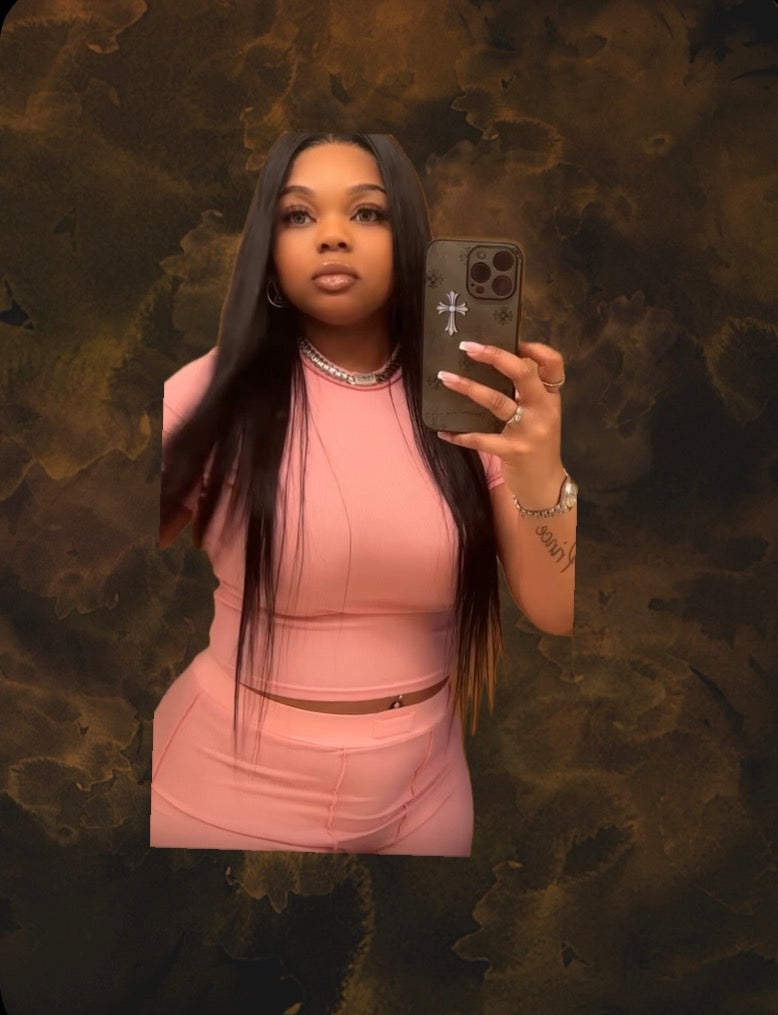 Pink lounge two piece