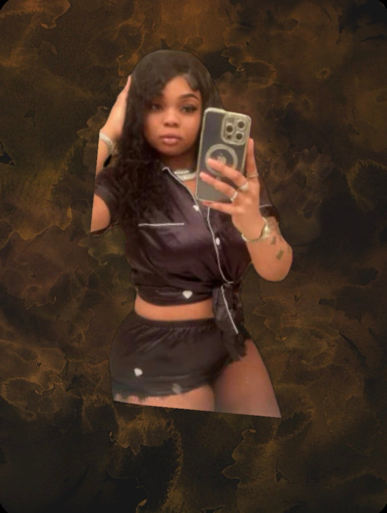 Black out diamond two piece
