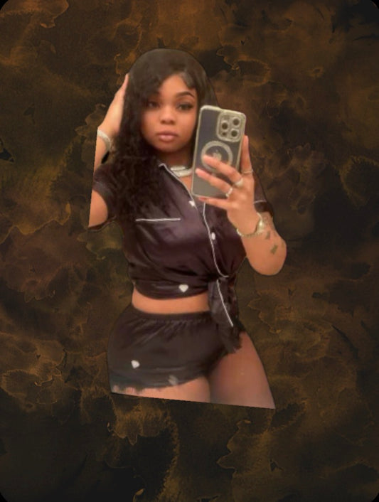 Black out diamond two piece