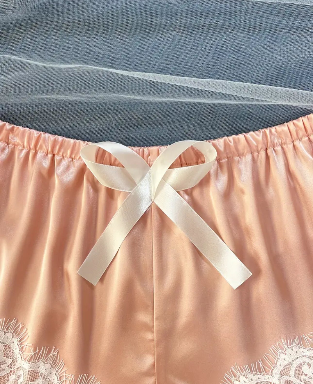 White and rose gold pink  two piece set Signature